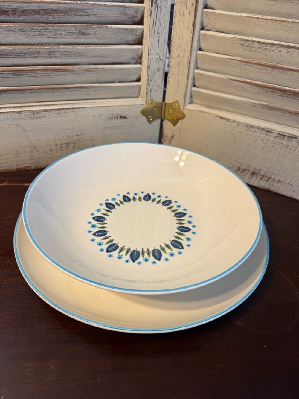 Stetson Marcrest Swiss Alpine Serving Bowl Plate MCM